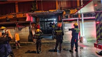 樹林電路印刷版廠傳鹽酸外洩 消防員不畏強颱控制災情