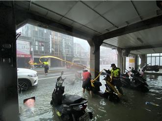凱米肆虐！新營、鹽水多處積淹水 居民祈求雨停