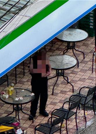 颱风夜醉后骚扰男顾客  遭棍棒殴打血染超商
