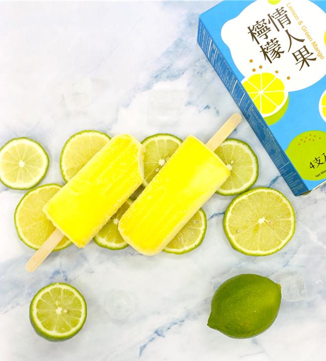 OKmart 8月7日前指定飲料、冰品任2件可玩抽抽樂，最低1折，包括「小美-檸檬情人果雪糕」等。（摘自小美冰淇淋官網／朱世凱台北傳真）