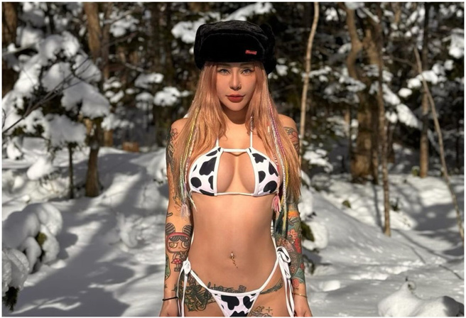 梁云菲花了许多钱来维持美貌。（图／摘自梁云菲Instagram）