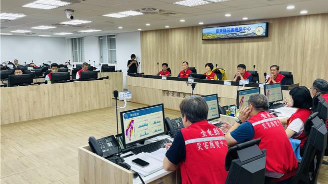 凱米颱風漸遠離，台東縣明（26）日照常上班、照常上課。（蕭嘉蕙攝）