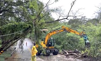 凱米「颱風尾」掃金門 深夜大雨傳災情