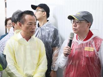 嘉义县农损初估逾3.5亿   行政院长卓荣泰赴水上勘查农业灾损