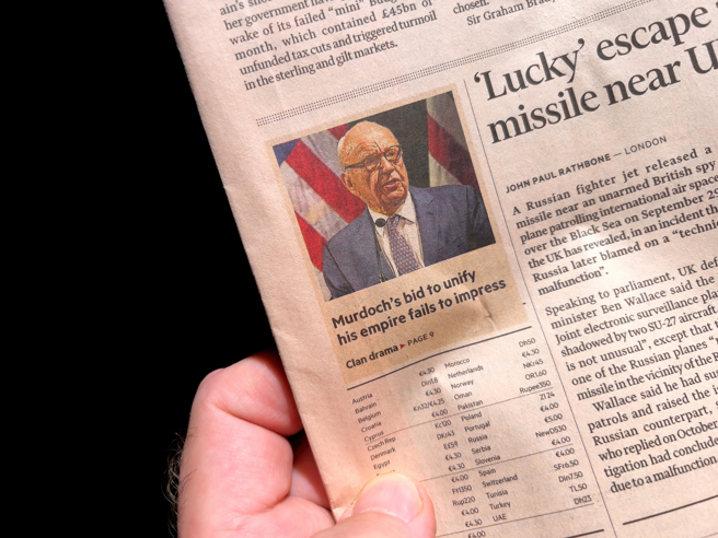 梅铎因政治立场因素，与多名子女爆发遗产官司。（示意图：shutterstock／达志）