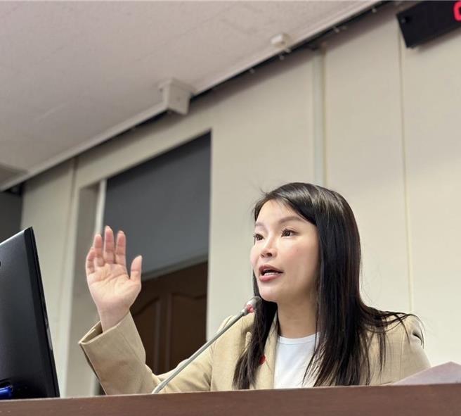 国民党立委张嘉郡。（张嘉郡办公室提供）