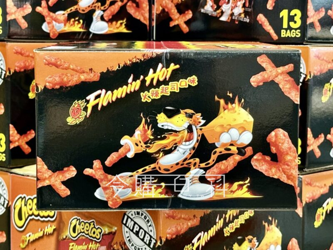 好市多推出奇多火辣起司新口味，一票网友讚好吃。（翻摄「Costco好市多 商品经验老实说」脸书）