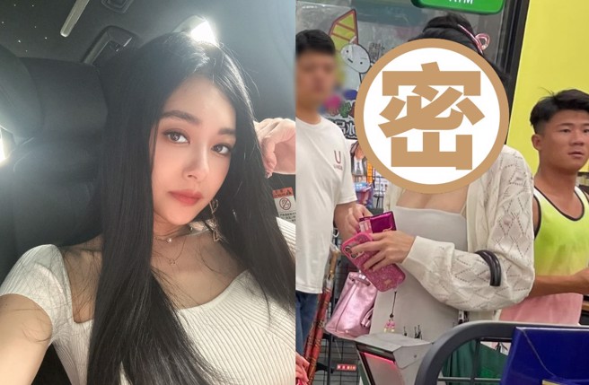 王思佳日前趁着颱风天出门採买被民眾拍到。（图／IG@王思佳、Threads@林昀蒂）