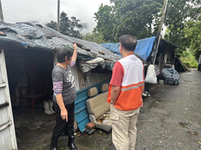 凱米颱風肆虐，為全台灣帶來致災豪雨。（展望會提供／林良齊台北傳真）