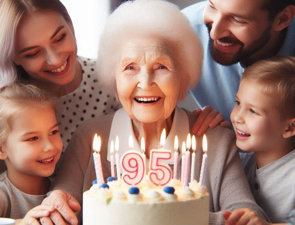95歲老奶奶慶生險成災 生日蛋糕蠟燭引火驚魂