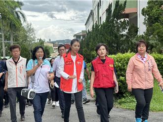 凱米重創南投 鄭麗君視察災區承諾全力協助