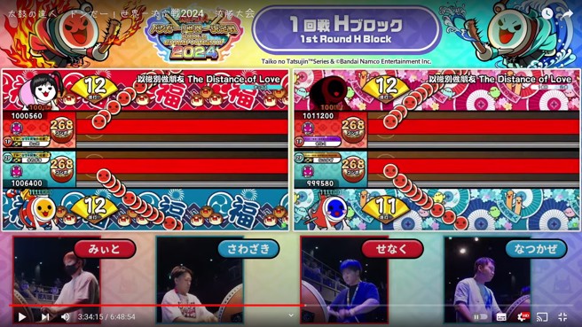 选慢歌参赛，大家都被这突如其来的操作吓到。（图／YT@ バンダイナムコアミューズメント公式チャンネル）