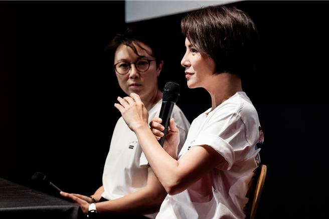 李心洁27日来台出席《爱情城事》电影抢先看暨影人座谈，畅聊从演员晋升导演身份的心路转变。（华映娱乐提供）