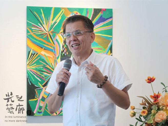 台灣身心障礙藝術發展協會理事長陳志聲表示，台日兩位藝術家透過作品進行跨國的對話與交流，邀請觀眾一同共襄盛舉！圖／業者提供