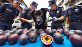 海關緝毒犬上班偷吃百香果？　警方檢查竟「內藏玄機」