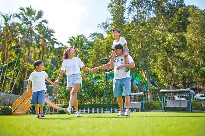 统一新竹马武督，远离都市喧嚣，沉浸在充满芬多精和绿意的森林之中。图／统一渡假村提供