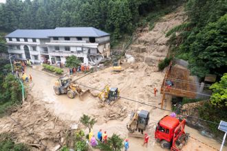 凱米颱風引發湖南土石流！21人遭活埋、15人傷重不治