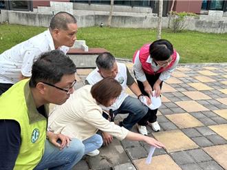 台中大里學區人行道竄根破損 爭取3200萬改善逾3公里