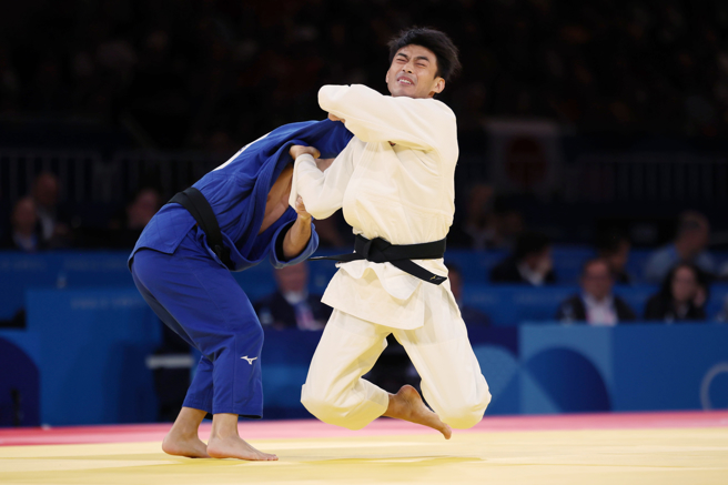 楊勇緯對決強敵奮力一搏，仍無緣獎牌。（圖／中時資料照）