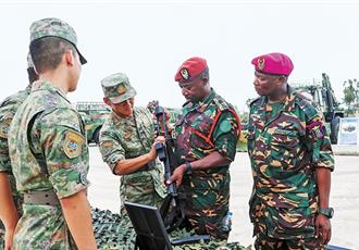 中坦展開「和平團結-2024」聯合演習 提升反恐作戰能力