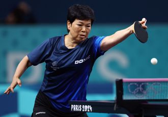 巴黎奧運》61歲「桌球阿嬤」奪首勝！將對決小38歲陸球后孫穎莎