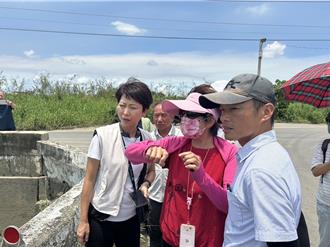 凯米猛淹台南 陈亭妃会勘11地区争设排水设施