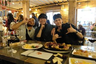 李玉璽、盧廣仲朝聖走到靈魂出竅　美麗本人堅持吃火腿意外療癒到