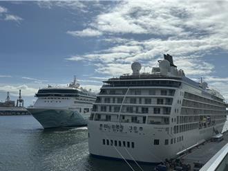 高雄港國際魅力再升級！「雙郵輪」接連靠港