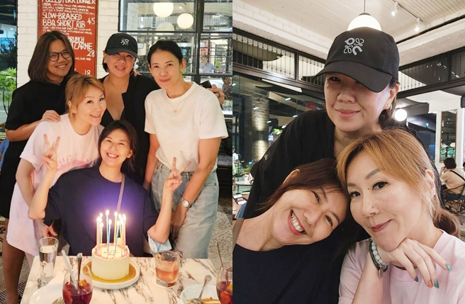 孙燕姿生日与朋友一起庆祝。（图／翻摄自 IG）