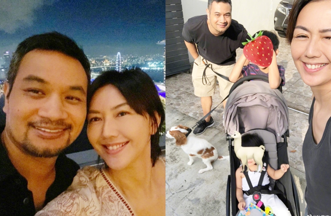 孙燕姿与荷兰籍印尼裔男友纳迪姆结婚11年，育有1儿1女。（图／翻摄自孙燕姿微博）
