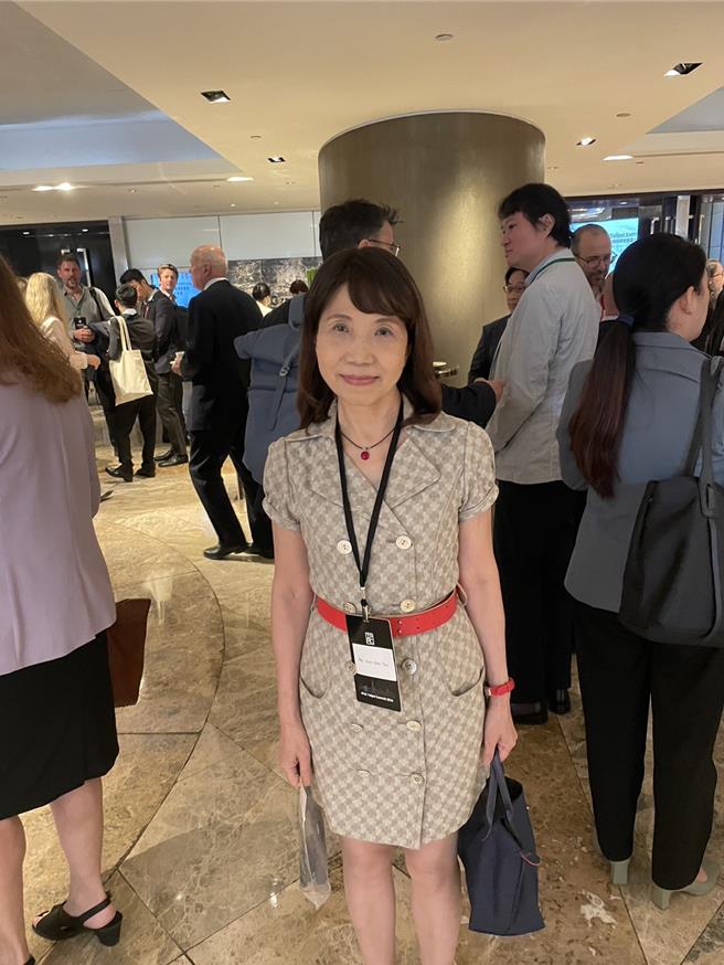 民眾黨團表示，要破解王定宇三大謊言，第一，黨團立委吳春城、陳昭姿都有報名參與，且陳10時45分前就抵達會場參加短演講。（民眾黨團提供）