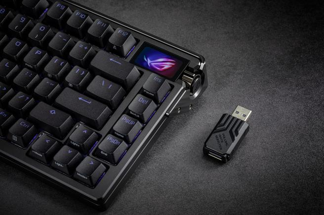ROG Azoth Extreme隨附獨家輪循率加速器，可提供高達8K的輪詢率，使用時間超過1600小時。（ROG玩家共和國提供）