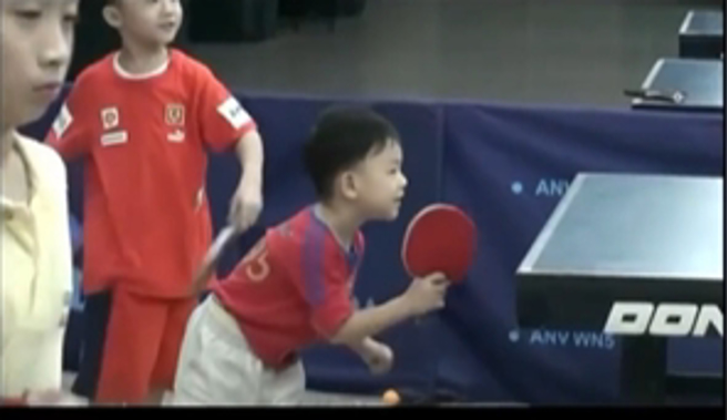 高承睿奥运桌球比赛挺进男单16强，从小就展现桌球天赋。（翻摄高承睿脸书）