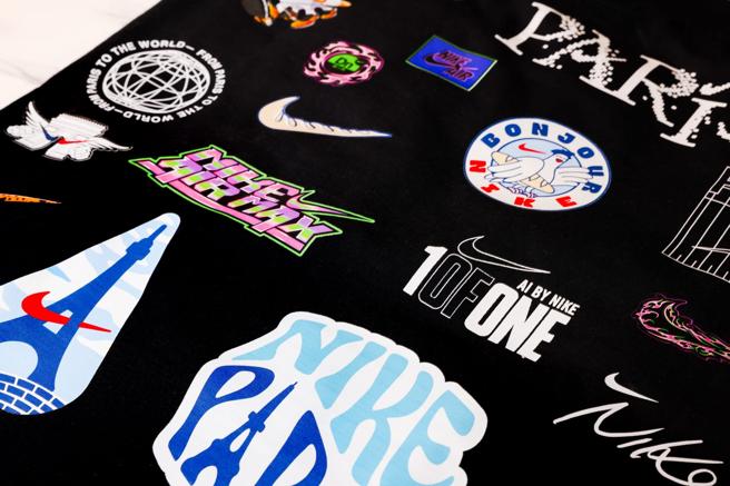 在NIKE運動員之家還有品牌最新的AI工具，只要幾分鐘就可以製作客製化圖案服裝。（NIKE提供）