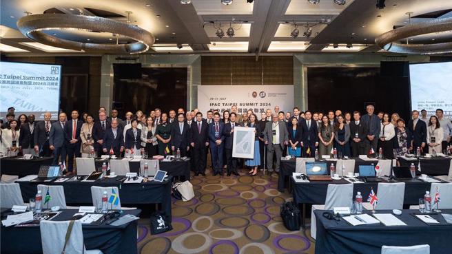 賴清德總統出席「對中政策跨國議會聯盟（IPAC）年會臺灣專題場次」（總統府提供)