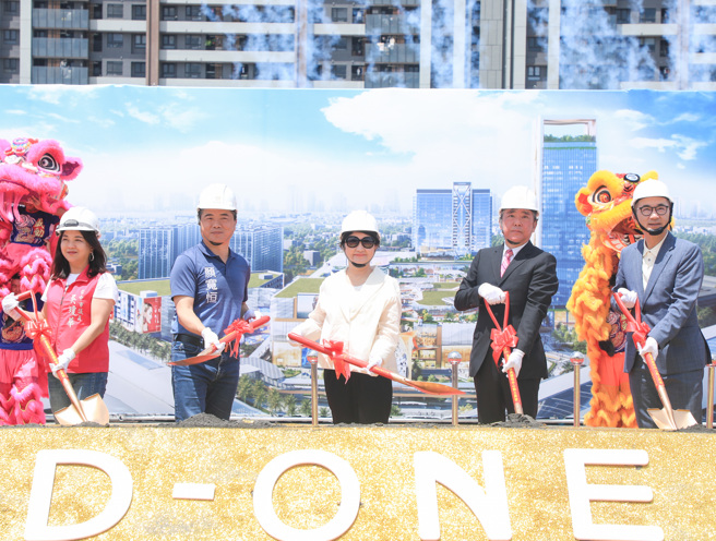 卢市长出席D-ONE动土典礼。图/台中市政府提供