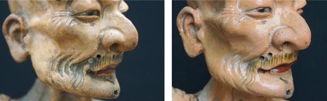 《瘦罗汉》清洁后，展现面部肌肤澎润感。（文资处提供／曹婷婷台南传真）