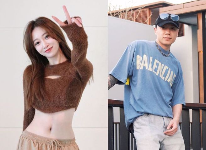 筱崎泫与直播主Toyz（刘伟健）的恋情也是外界讨论焦点。（图／翻摄自筱崎泫IG、Toyz 脸书）