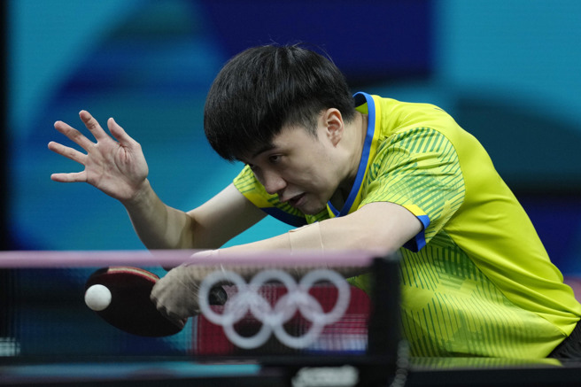 台灣桌球一哥林昀儒。（美聯社資料照）