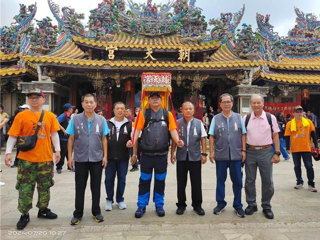 云林县北港朝天宫「北港妈祖登玉山祈福活动」，原本排定本月23日出发，因凯米颱风无法成行，31日朝天宫表示即将进入农历7月民俗月，并不适合迎请神明外巡，因此登山活动将延至农历7月后。（北港朝天宫提供／张朝欣云林传真）