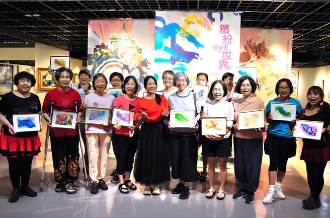 豐藝館即日起至11月13日止，以「繽紛eye世界」為主題舉辦館藏聯展，將展出一系列童趣畫作。（豐邑機構提供）