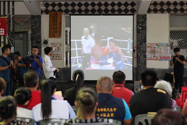 甘家葳16强赛出战美国琼斯，甘家葳最终以0：5败给对手遭淘汰。（南投县政府提供／杨静茹南投传真）