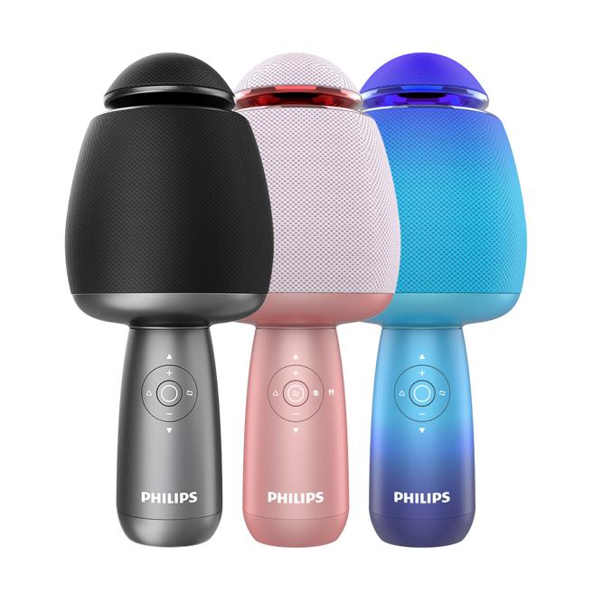 新竹大远百Philips飞利浦唱放一体K歌麦克风DLM9318CB／96，售价4390元、特价3790元。（远百提供）