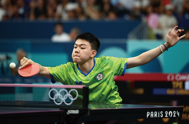 桌球新秀高承睿挺進男單16強。（路透）