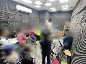 流動天九牌賭場藏身鐵皮屋   蘆竹警活逮19賭客及負責人