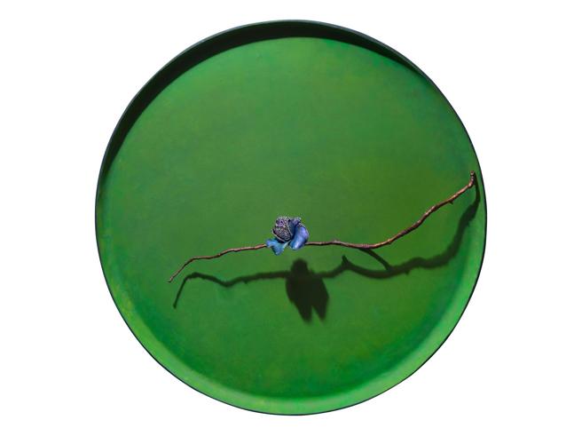 陳智權為AKACHEN珠寶訂製畫框，大量的留白予人遐想的空間，充滿意境之美。（AKACHEN提供）