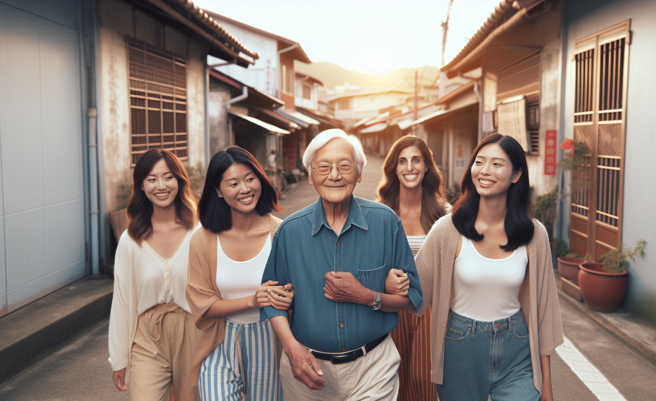 小麗的婆婆去年過世，公公難過1個月後突然變了一個人，陸續帶了5名女子回家。（示意圖／AI生成圖）