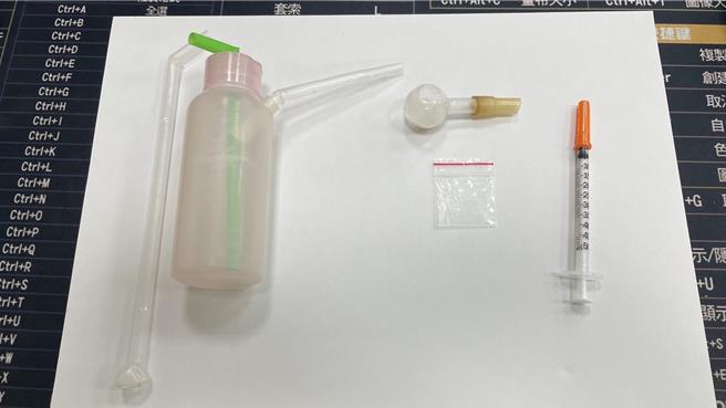 台中市28歲林姓男子日前因欠費3.5萬元且逾期還車，被租車公司業務找到，林男竟拔腿狂奔，跑不過還報警謊稱「被毆打」，警方到場後不但拆穿林男謊言，還查出毒品與吸食器具。（民眾提供／潘虹恩台中傳真）