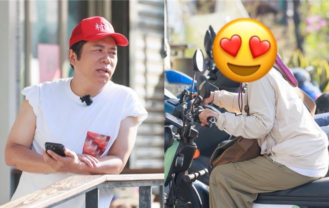 卜學亮（左）在台東重現找人任務。（好看娛樂提供）