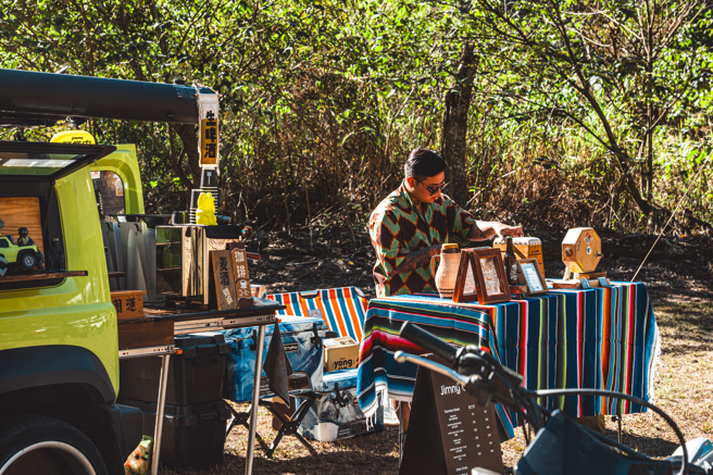 麗寶賽道搖滾嘉年華餐車市集-Jimny Coffee 居米珈琲。(麗寶樂園提供)